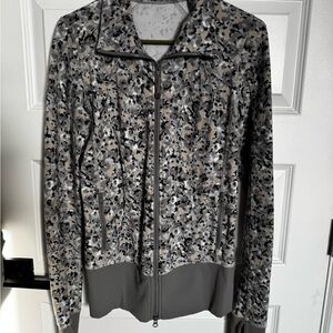 Women's Gray Patterned Jacket